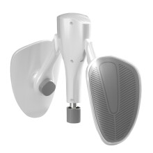 (Light Gray) Pelvic Floor Exerciser Men Women Kegel Training Device Inner Thigh Exerciser Leg Hip Trainer Home Gym Fitness Equipment