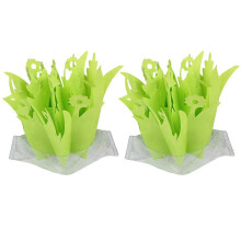 (As show, One size) 2PCS Turtle Box Humidifier Imitation Plants Natural Gasification Humidifier