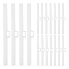 (As show, One size) 30pcs Window Blind Slat Holders Blind Top Slat Hangers Vertical Blind fittings