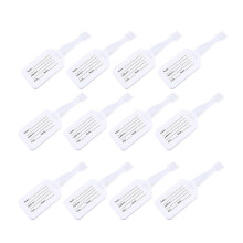(As show, One size) 30 Set Travel Luggage Tags For Suitcases Flexible Travel ID Identification Labels Name Pendant Baggage Tag with Binding Band (White)