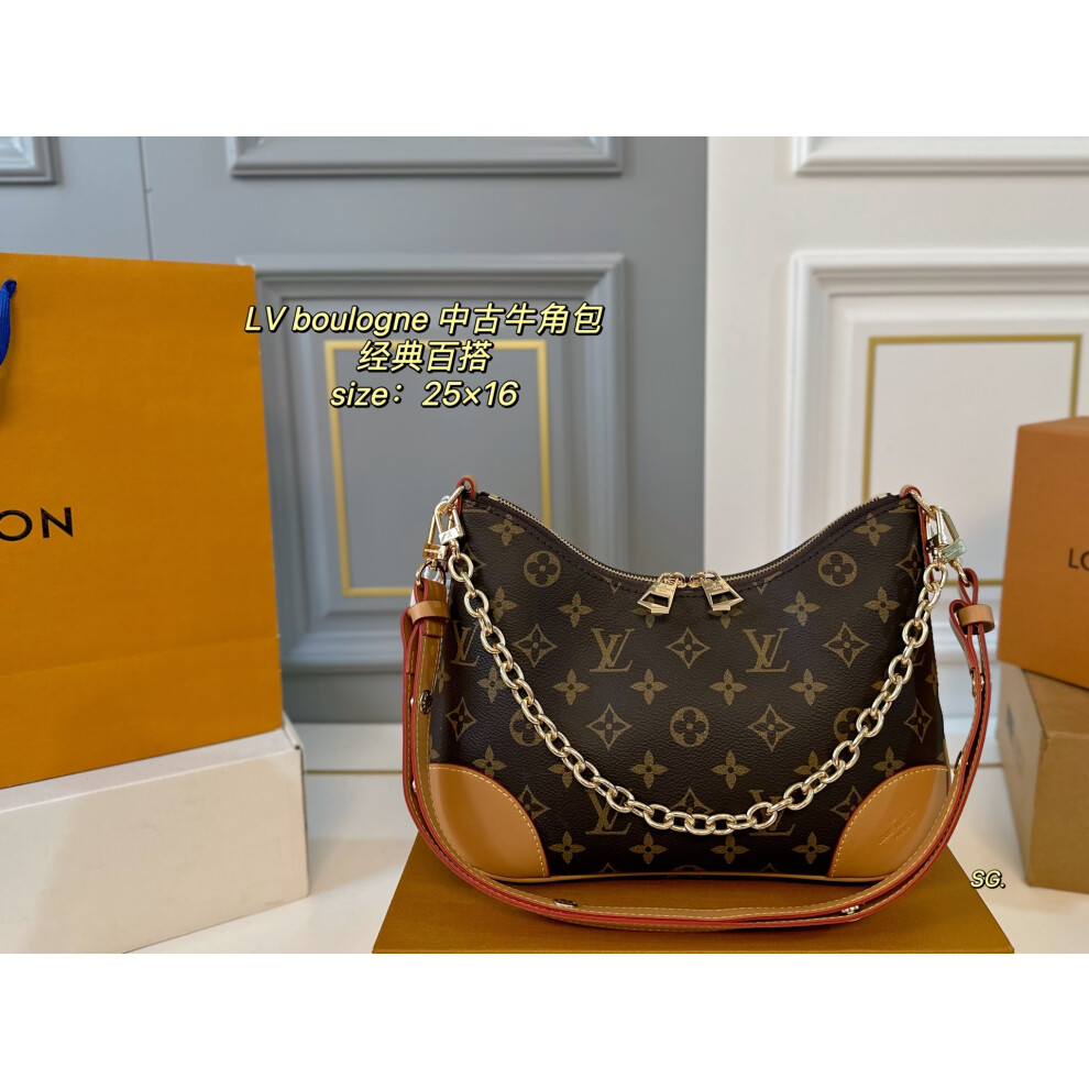 Louis Vuitton Shoulder Bags Fashionable And Classic, Light Luxury And Simple, Practical And Versatile(Size:25×16 )