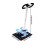 (Blue and White) Detachable Armrest Stepper W/ LED Display /Rope 2