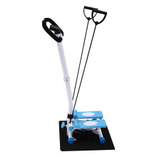 (Blue and White) Detachable Armrest Stepper W/ LED Display /Rope