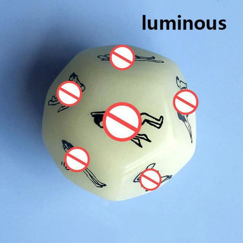 (as the picture) Toy Sex Dice 12 Side Erotic Craps Sex Dice Letter Dice Dice Games Sexy Romance 16z
