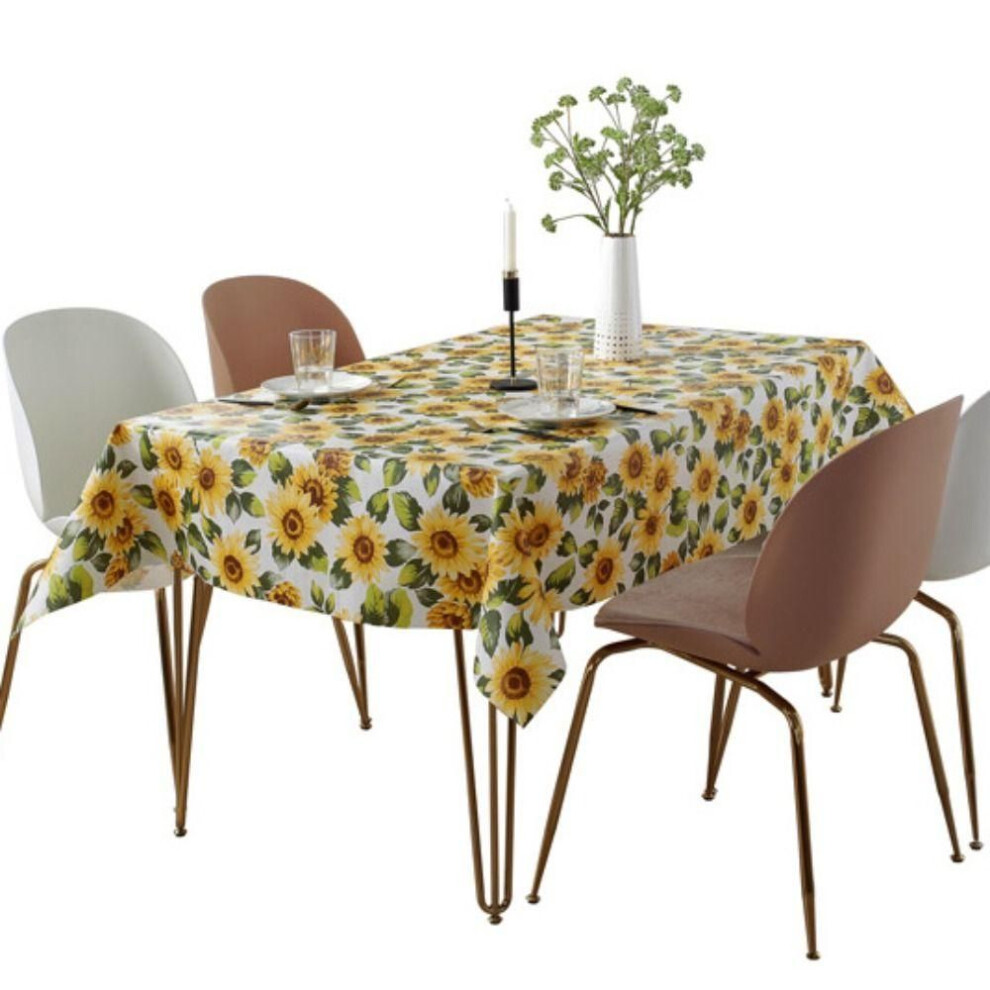 (140x200cm) Oil-proof Table Cover Pvc Table Decor Cloth Easy To Clean Waterproof Tablecloth  Table Decorations