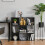 Homcom HOMCOM 9 Cube Storage Cupboard Bookcase Bookshelf Home Office, Black 1