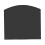 Living And Home Industrial Arch Windowpane Wall Mirror with Black Metal Frame 4