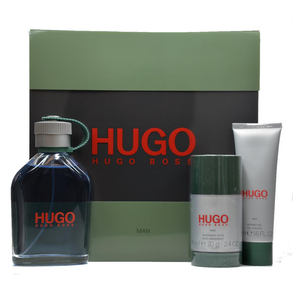 Hugo Boss Man 125 ML + Deodorant Stick 75g + Shower Gel 50ML Gift Set
