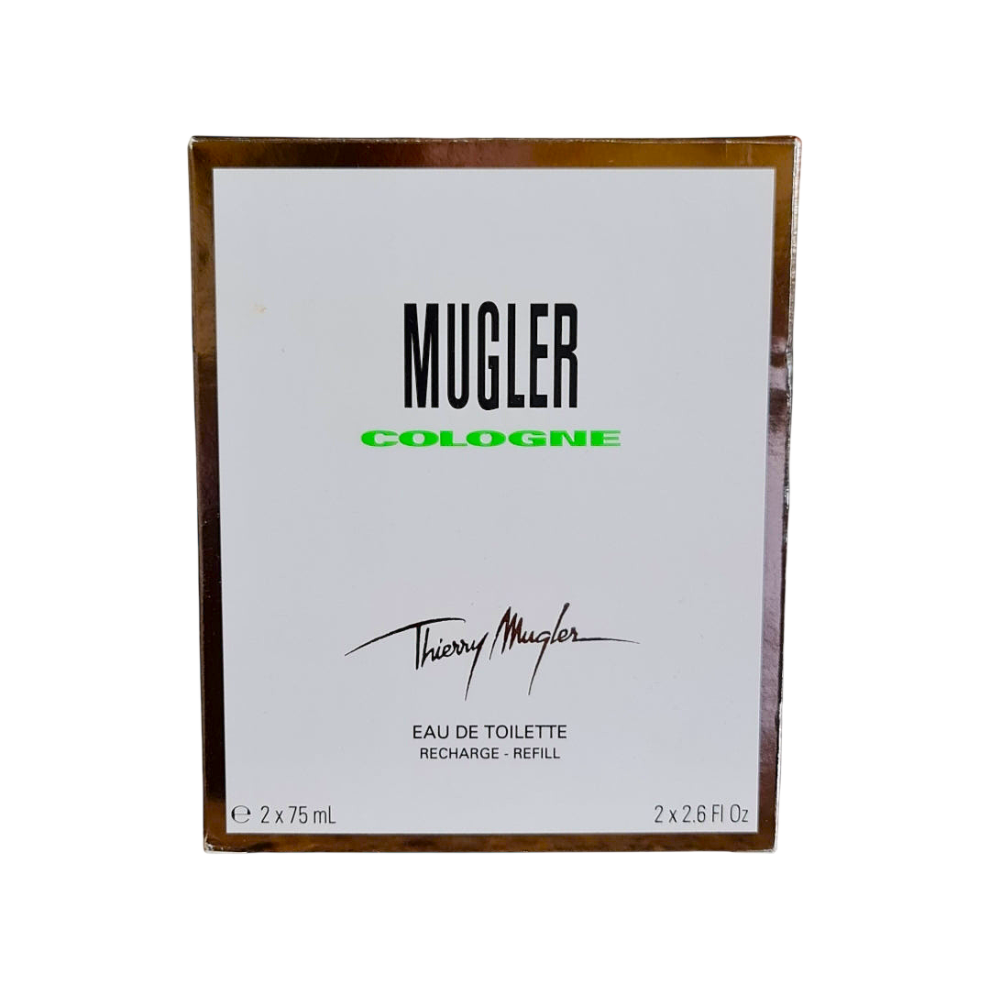 Mugler Cologne Recharge Refill for men 2pcs of 75ml by Thierry Mugler