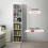 Homcom HOMCOM 260 CD Storage Unit 120 DVD Storage Tower with 9 Compartments White 9