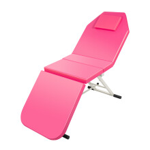 (Pink)Adjustable Triple Fold Beauty/Massage Bed,Beauty/Massage Chair