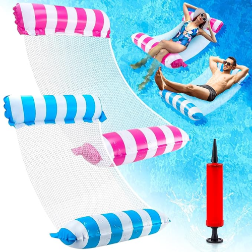 2 Pack Pool Float pool inflatables,Water Hammock