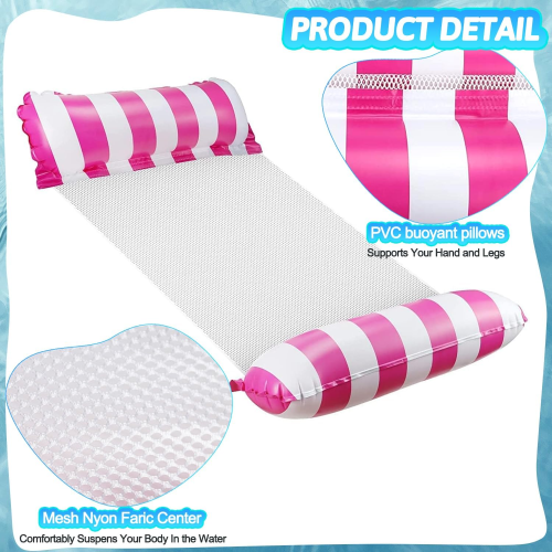 2 Pack Pool Float pool inflatables,Water Hammock 2