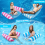 2 Pack Pool Float pool inflatables,Water Hammock 4