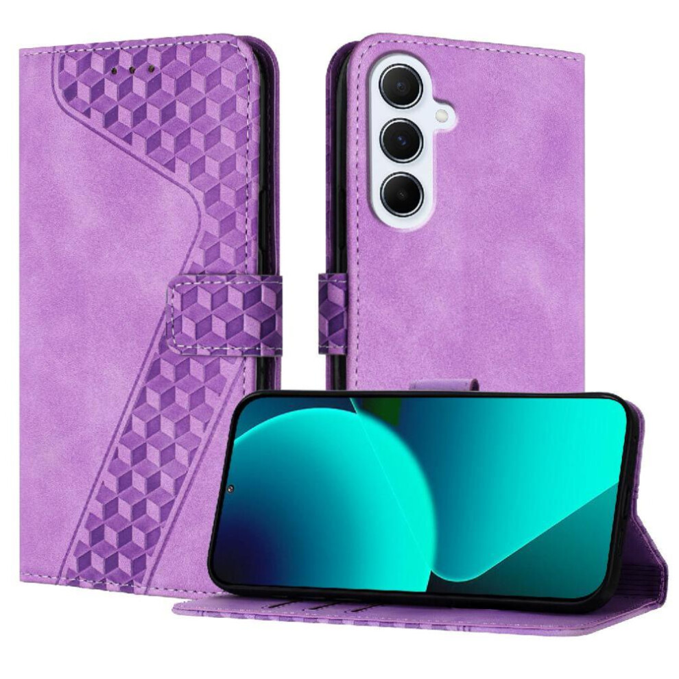 (Purple) Phone Case For Samsung Galaxy A16 4G/5G Flip Folio Kickstand Magnetic Wallet Card Slots Cover Purple 764544173841