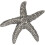 Atlas Homewares 142-P Knob de 2 Polegadas em Forma de Estrela do Mar, Peltre 5