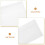 (As show, One size) 50Pcs Invitation Envelope Wedding Envelope Blank Envelopes Bulk Self Sealing Envelopes 5