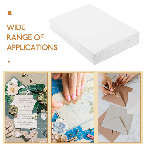 (As show, One size) 50Pcs Invitation Envelope Wedding Envelope Blank Envelopes Bulk Self Sealing Envelopes 2