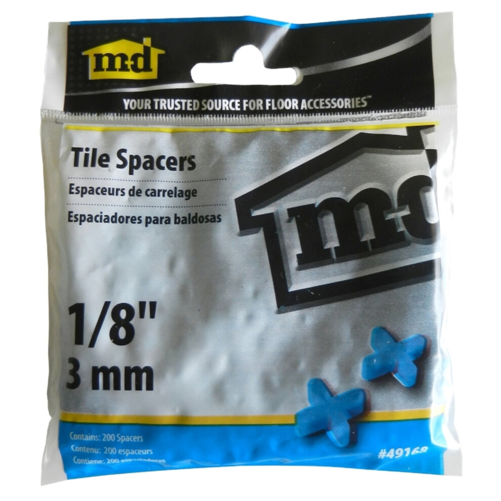 M-D Building Products 49168 1/8 in. Plastic Tile Spacer (200/BAG)