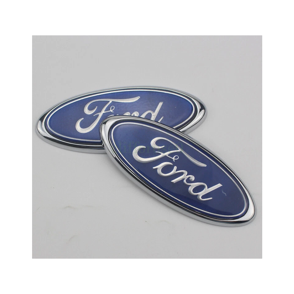 (Blue, 2pcs) 2pcs FORD oval badges Cosworth sierra Fiesta escort rs turbo capri escort mk2