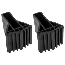 (As show, One size) 2pcs Folding Ladder Foot Cover Durable Multi-function Ladder Anti-slip Pads