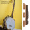 BQLZR Maple Ebony Bridge 6 String Banjo Replacement 5