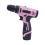 (21 Pieces) 12V Pink Electric Cordless Drill Combi Drill Set 4
