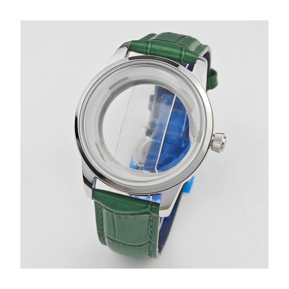 NH35 Watch Case Cocktail Men's Case Mechanical Watch Case Modification Watch SRPB41J1 Accessories 39.5mm Green-image-OPC-PGPVNFR-NEW