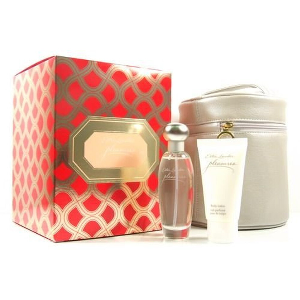Estee Lauder Pleasures *** Eau De Perfume Spray 50ml  + Body Lotion 50