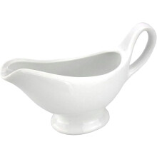 Malý biely džbán na omáčku,biela porcelánová keramika