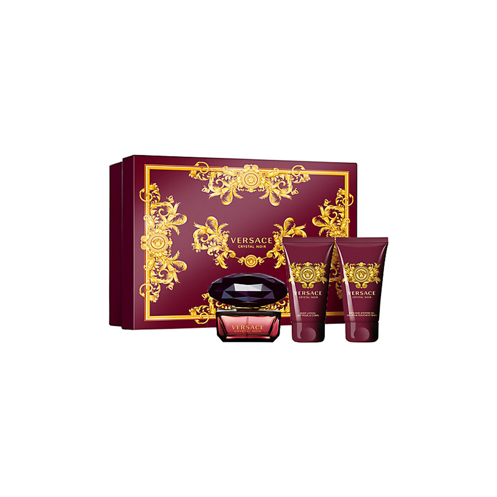 Versace Crystal Noir 50ml Gift Set: Lotion & Shower Gel