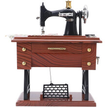 Šijací stroj Music Box Vintage hudobné hry Narodeninové hračky pre deti