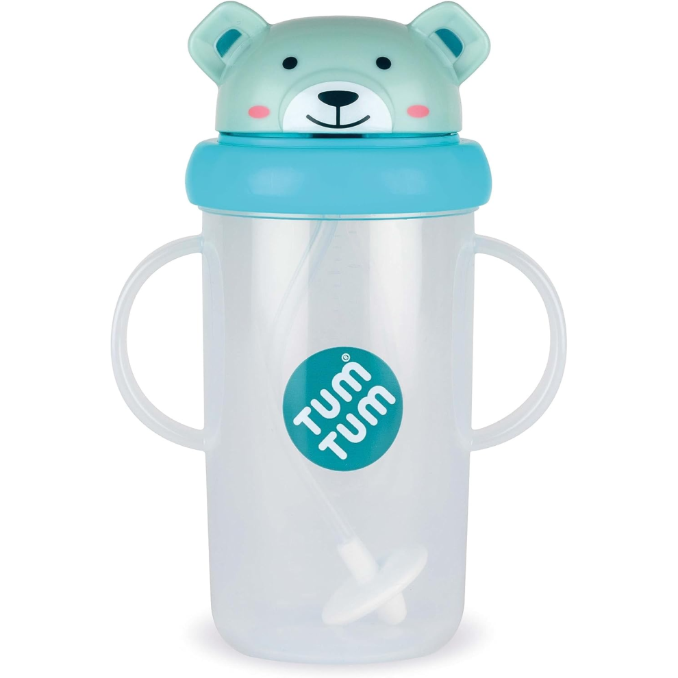 Tippy Up Free Flow Sippy Cup (No Valve), Sippy Cup For Toddlers, Bpa Free (Boris Bear 300Ml) Tum Tum