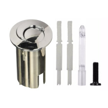 Roca D2D Dual Flush Push Button & Threaded Push Rods Long Body Chrome AH0001700R