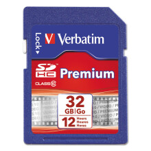 Scheda di memoria SDHC Premium Verbatim 96871 Classe 10 da 32 GB