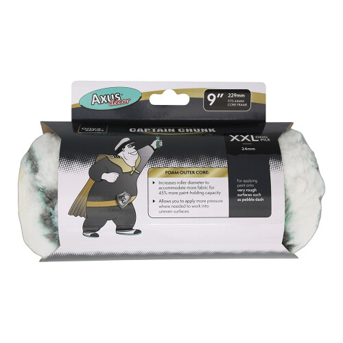 Axus Decor Captain Chunk XXL Paint Roller Sleeve 9" (230mm)
