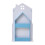 Living And Home (White + Blue) 3-Tier Castle Kids Rotating Bookshelf 6