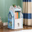 Living And Home (White + Blue) 3-Tier Castle Kids Rotating Bookshelf 3