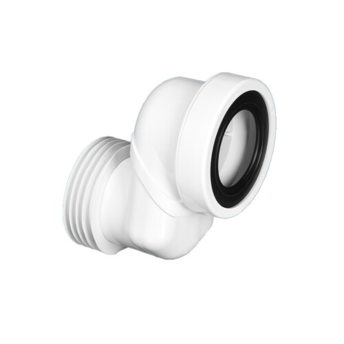 McAlpine McAlpine WCLO-8 Offset 8cm WC Connector in ABS