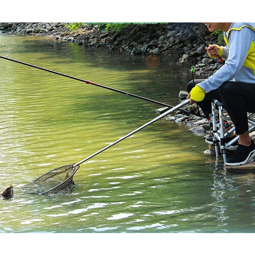 Bermuda Extending Telescopic Pond Net with Long Handle for Cleaning 1.9m 2