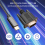 Câble USB C vers VGA 5,9 pieds/1,8 m, type câble, adapté aux appareils 3.1, etc. 5