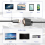 Câble USB C vers VGA 5,9 pieds/1,8 m, type câble, adapté aux appareils 3.1, etc. 7