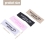 120 Pieces Personalized Sewing Labels Sew on Clothing Handmade Interlocking Heart Pattern Label Tags 9