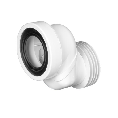 McAlpine McAlpine WCLO-6 Offset WC Connector 6cm Durable ABS Construction