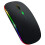Ασύρματο ποντίκι Bluetooth 5.1 Επαναφορτιζόμενο LED Silent USB Optical Ergonomic Gaming 2.4G Backlite 2