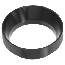 51 mm Espresso-Dosiertrichter, Magnetring, Kaffeemaschinenzubehör, Brüh-Tamper-Pulverwerkzeug (schwarz)