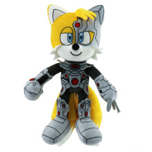 (Steel Tars) Sonic The Hedgehog Plush Toys Knuckles Shadow Tails Cartoon Stuffed Doll Gift