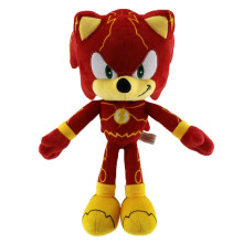(The Flash Sonic) Sonic The Hedgehog Plush Toys Knuckles Shadow Tails Cartoon Stuffed Doll Gift