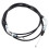 Conjunto de manopla giratória de acelerador universal com cabo de scooter de 78 polegadas para 50cc, 80cc, 125cc e 150cc GY6 3