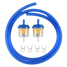 Tuyau de filtre à essence avec clips pour scooters et motos chinois GY6 50 cc, 150 cc, 139QMB et 157QMJ